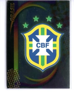 BRAZIL Team Emblem 2002 Panini World Cup Soccer Card #122 PSA - Picture 1 of 2