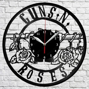 Guns N' Roses Vinyl Record Wall Clock Art Decor Original Gift 12'' 30cm 2313 - Picture 1 of 12