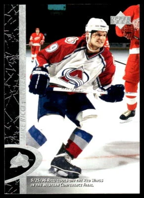 1996-97 Upper Deck #36 Mike Ricci Colorado Avalanche Hockey Card - Image 1 of 2