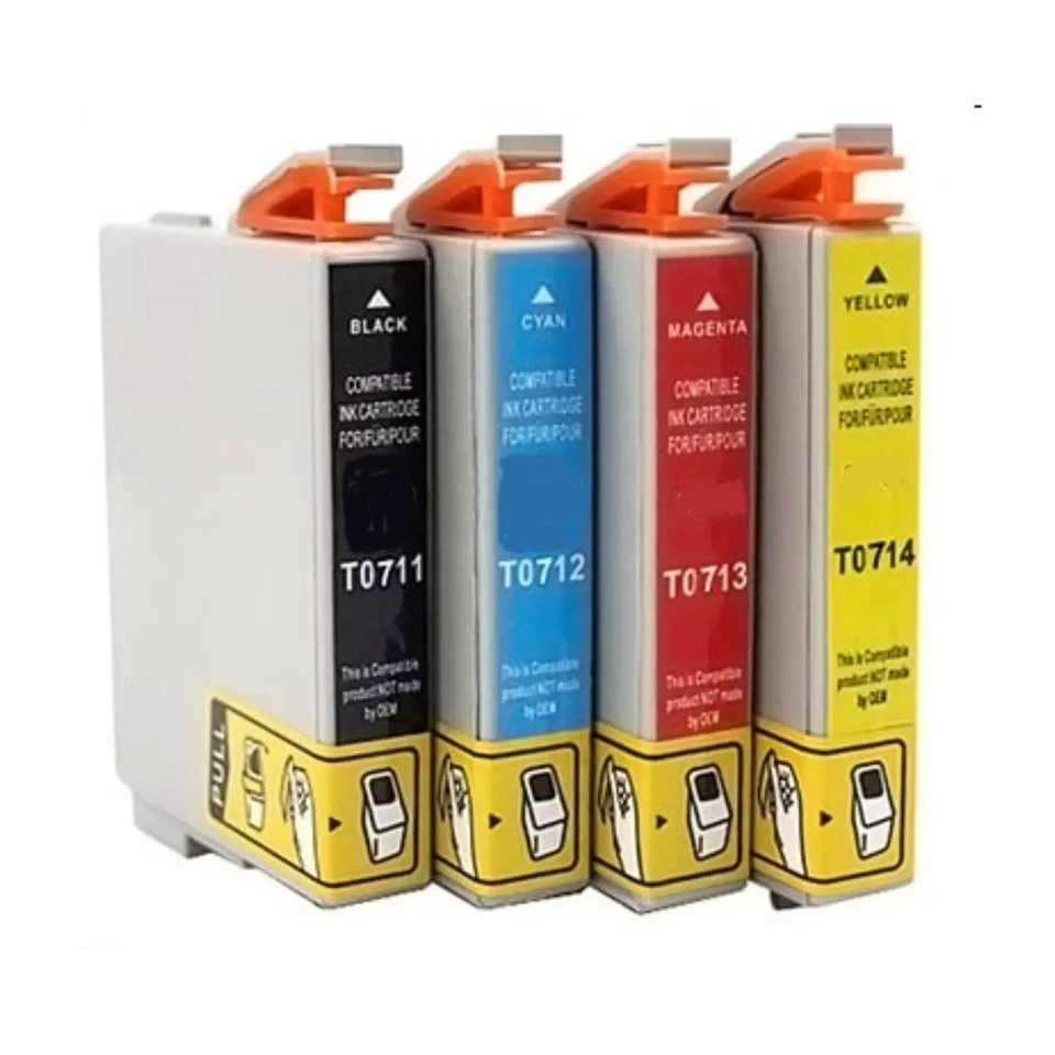 Set di cartucce di inchiostro non OEM T0715 per Epson SX515W Cheetah TO715 - Immagine 1 di 1