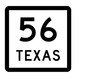 Texas State Highway 56 Sticker Decal R2357 Highway Sign - Picture 1 of 1