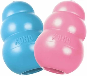 KONG - Puppy Toy - Natural Teething Rubber - Fun to Chew, Chase and Fetch 1-Pack - Picture 1 of 11