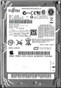 Fujitsu MHV2080BH 80GB Sata Hard Drive P/N: CA06672-B38400AP F/W: 0081002D - Picture 1 of 2
