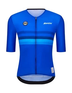 Italy-Official UCI World Champion Nations Short Sleeve Cycling Jersey by Santini - Picture 1 of 4
