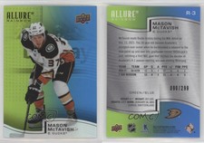 2021-22 Upper Deck Allure Rainbow Green Blue /299 Mason McTavish #R-3 Rookie RC