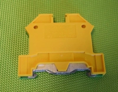 Conta-Clip Schutzleiterklemme SL 10/35 GNYE gelb grün 1213.2 - Bild 1 von 2