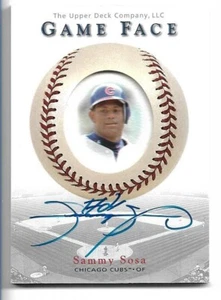 2003 Upper Deck Game Face Sammy Sosa Autograph #A-SS Chicago Cubs Auto - Picture 1 of 2
