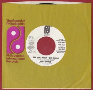 Lou Rawls 45 RPM See You When I Git There - Philadelphia International (1977) - Picture 1 of 2