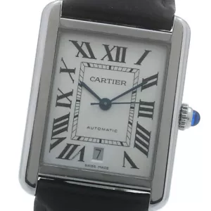 CARTIER Tank solo XL W5200027 Date Silver Dial Automatic Men's Watch_869220 - Picture 1 of 6