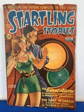 1944 Winter STARTLING STORIES Pulp  v.10 #2 VG+ The Giant Atom AT092