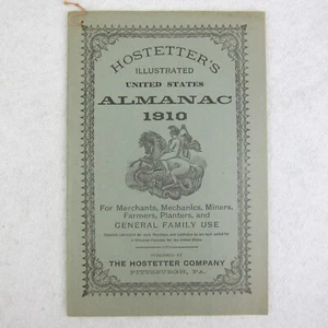 Hostetter's Almanac Quack Medicine Medical Advertising Antique 1910 RARE - Picture 1 of 13