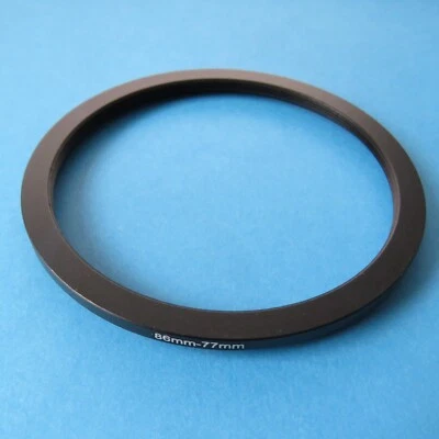 86mm to 77mm Stepping Step Down Ring Camera Filter Adapter Ring 86mm-77mm - Image 1 of 2