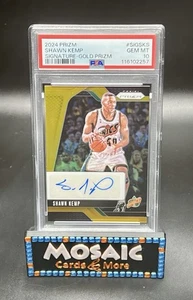 2024 Prizm PSA 10 Shawn Kemp #SIG-SKS Signature-Gold Prizm SSP /10 Sonics POP 1 - Picture 1 of 2