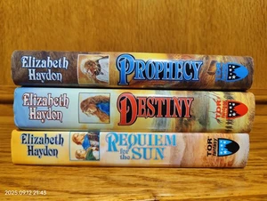 Elizabeth Haydon Symphony of Ages Prophecy Destiny Requiem For The Sun 1st Ed.'s - Picture 1 of 24