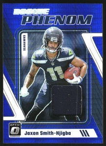2023 Donruss Optic Rookie Phenoms Jerseys Blue Hyper #18 Jaxon Smith-Njigba - Picture 1 of 2