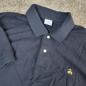 Brooks Brothers Slim Fit Herren XL Solid Black Performance Polo Kurzarm - Bild 1 von 5