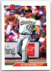 1992 Bowman Kevin Seitzer Milwaukee Brewers #126 - Picture 1 of 2