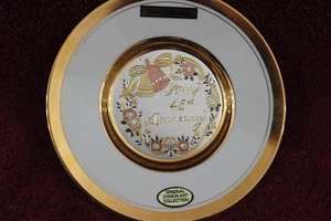 Dynasty Gallery Original Chokin Collection - 45th Anniversary Plate - Picture 1 of 3
