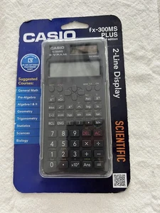 Casio FX-300 MS PLUS 2nd Edition 2 Line Display Scientific Course Math- Algebra - Picture 1 of 3