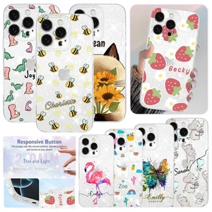 Preciosa Funda de Teléfono Personalizada Animal para iPhone 16 15 Pro Max 14 13 Cubierta Brillante - Imagen 1 de 64