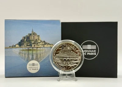 10 EURO ARGENT BE 2020 MONT SAINT MICHEL 3000 EX. PATRIMOINE MONDIAL DE L UNESCO - Photo 1/4