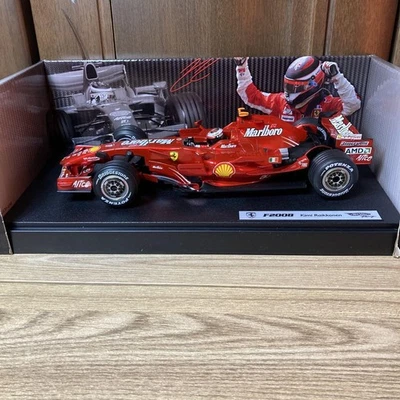Modellino auto personalizzato Hot Wheels 1/18 Ferrari F2008 Kimi Raikkonen Ma... - Immagine 1 di 4