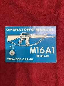 Manual de operador de rifle M16A1 mayo 1972  - Imagen 1 de 5