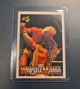 1990 Classic Card WWF History of Wrestlemania Hulk Hogan & Ultimate Warrior 133 - Bild 1 von 2