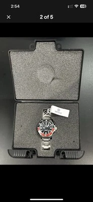 Nuevo de Lote Antiguo Reloj de Buceo Mecánico Deep Blue Daynight T-100 Tritdiver ¡¡¡EDICIÓN LIMITADA!!!! Foto 1 de 4