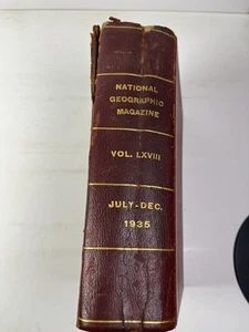 NATIONAL GEOGRAPHIC MAGAZINE INDEX, Vol LXXII, July - December 1935 - Picture 1 of 24