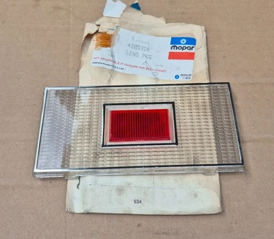 1979 Chrysler New Yorker NOS MoPar Right Left REAR DOOR COURTESY LAMP LENS - Image 1 of 3