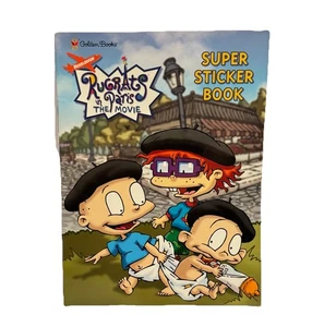 NEW Vintage 2000 Rugrats In Paris The Movie Super Sticker Book - Picture 1 of 3