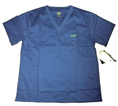New~ IguanaMed Scrubs Size XL Top~  V Neck~ Pocket - Image 1 of 3