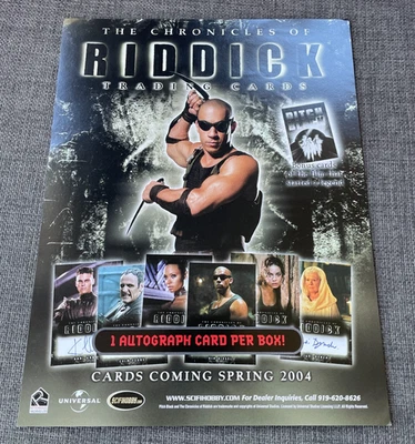 The Chronicles of Riddick - Original  A4 Flyer / Sell Sheet /Poster - Image 1 of 4