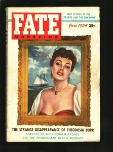 Fate 6/1954-The Strange Disappearance of Theodosia Burr-Strange & unknown pulp m - Picture 1 of 2