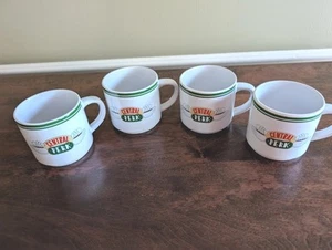 Set of Four Central Perk White Coffee/Tea Mugs Friends TV Show 10 Oz. NWT - Picture 1 of 4