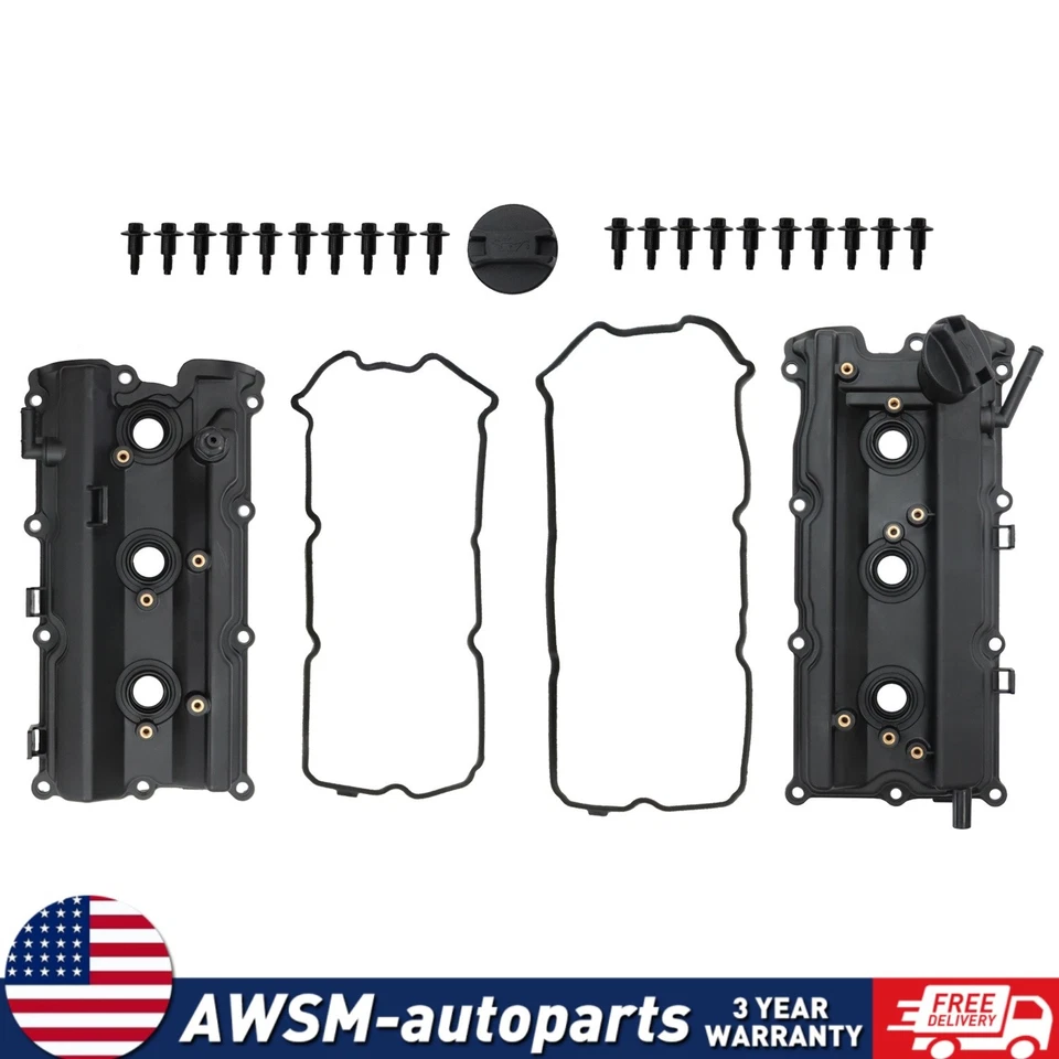 2x NEW Valve Cover Gaskets Bolts For Infiniti FX35 G35 M35 Nissan 350Z 2003-2008 Foto 1 de 4