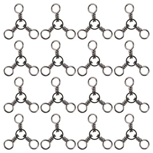  50 Pezzi Connettore Pinza Terminale Pesca Acqua Dolce Clip Girevole - Foto 1 di 18