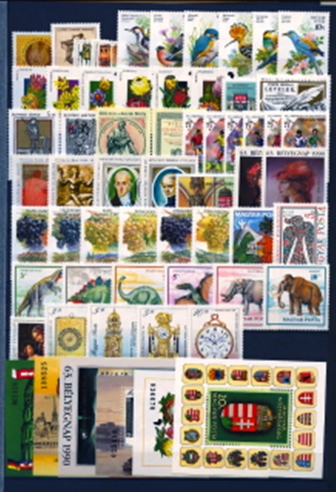 HUNGARY - 1990.Full Year Set with Souvenir Sheets MNH!!! 96 EUR!!! - Image 1 of 1
