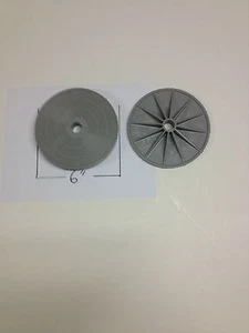 Coperchio ponte bidone detriti piscina 6" pollici coperchio valvola skimmer grigio ricambio - Foto 1 di 1