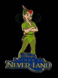 JDS Japan Store Peter Pan Return to Neverland Logo Disney Pin 17691 - Picture 1 of 1