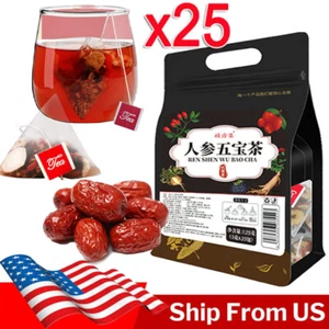 25 Stück Ginseng Six Treasure Tee, Nierentee, Lebertee, Red Date Nierengesundheit - Bild 1 von 12