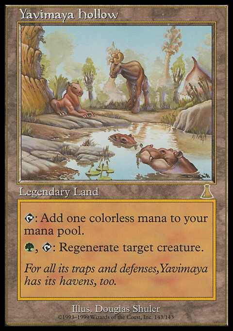 Yavimaya Hollow  X (1) Urza's Destiny MTG Excellent/Near Mint (RG) 4RCards - Image 1 of 1