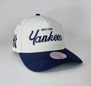 Sombrero Mitchell & Ness New York Yankees Truco Pro Pellizco Sombrero Ajustable - Imagen 1 de 5