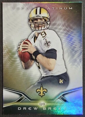 2014 Topps Platinum #18 Drew Brees New Orleans Saints  - Image 1 of 2