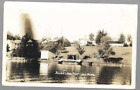 Pk74819 Real Photo Postcard Vintage View Of Budd Lakeharrisonmichigan