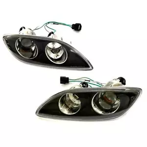 Mazda RX-7 RX7 FD3S Front combination lamps (bumper indicator & small) Black - Picture 1 of 5