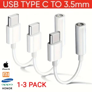 Cable dongle adaptador conector auxiliar USB tipo C a 3,5 mm para auriculares para iPhone 16 15 Pro - Imagen 1 de 18