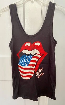 Bravado Shirt Womens Large Gray Black Rolling Stones Sleeveless Tank NWOT - Image 1 of 4