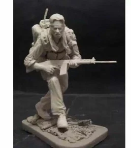 1/16 120mm Resin Figure Model Kit US Soldier Marine Scout Vietnam War Unpainted - Picture 1 of 2